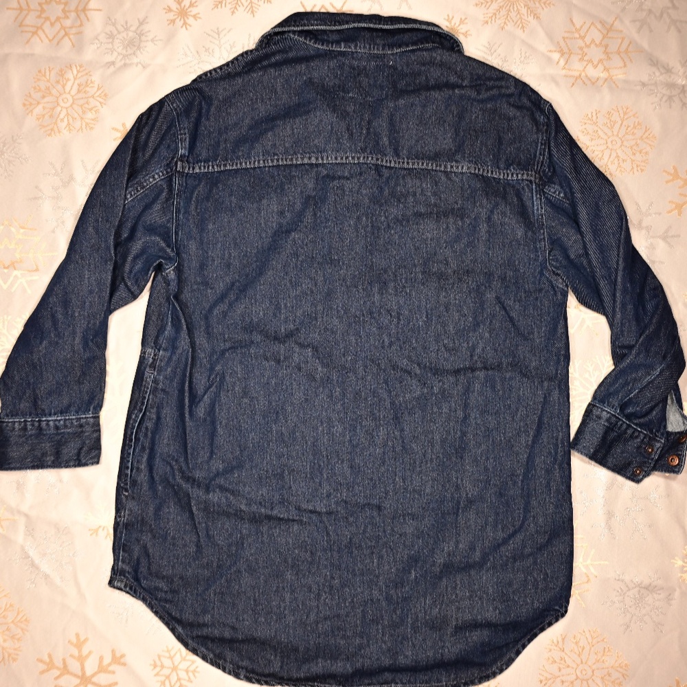 Anthropologie Pilcro Oversized Denim Shirt Jacket, NWT - Picture 4 of 4